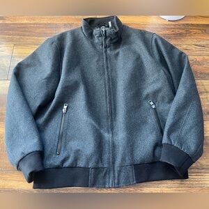 Calvin Klein Charcoal Bomber Jacket